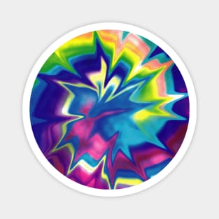 Tie Dye Abstract Artwork Magnet